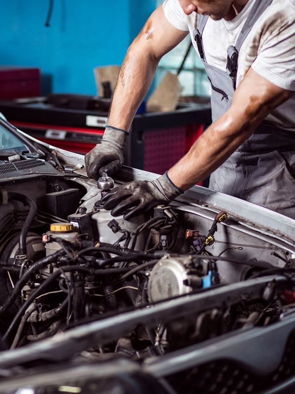 Car repair shop mechanic